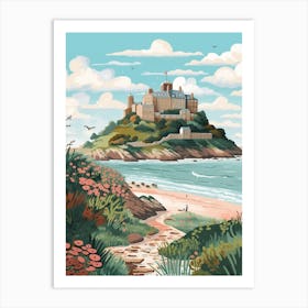 St Michaels Mount Cornwall England Art Print