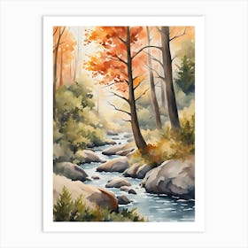 Autumn In The Woods 4 Art Print