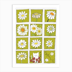 Daisies Art Print