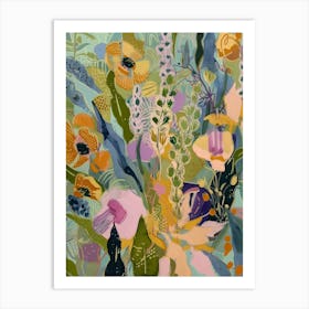 Abstract Floral Art Print