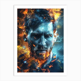 Lionel Messi 3 Art Print