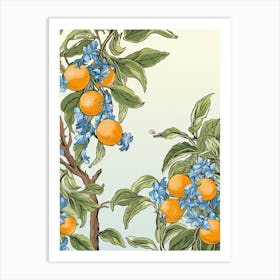 Orange Illustration 2 Art Print