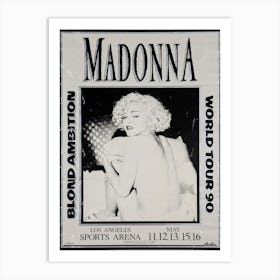 Madonna Blond Ambition Tour Original Concert Poster Art Print