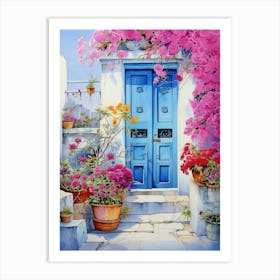 Blue Door 2 Art Print