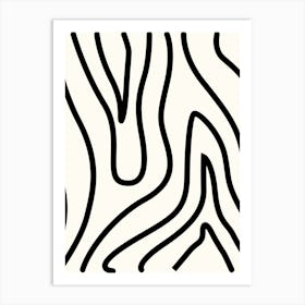 Zebra Stripes 11 Art Print