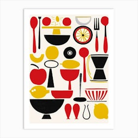 Kitchen Utensils 2 Art Print