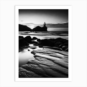 Lighthouse At Dusk 12 Art Print