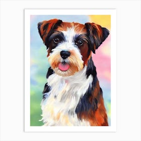 Biewer Terrier Watercolour Dog Art Print