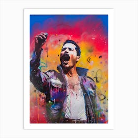 Freddie Mercury (2) Art Print