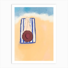 Laying By The Beach Art Print