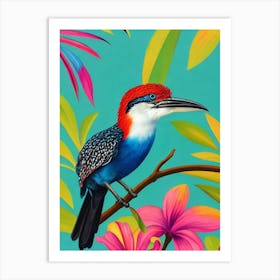 Roadrunner 1 Tropical bird Art Print
