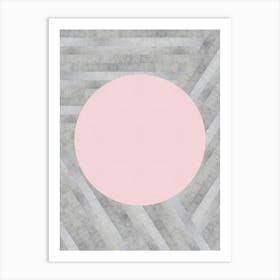 Minimalist geometric shapes 6 Art Print