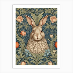 william morris rabbit art print 9 Art Print