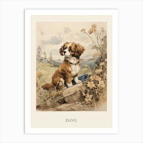 Beatrix Potter Inspired  Animal Watercolour Dog Art Print