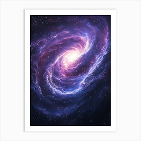 Spiral Galaxy In Space 2 Art Print