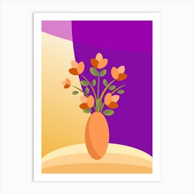 Flowers In A Vase Art Print