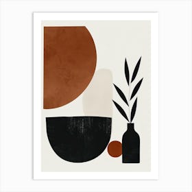 Buenos Aires Stone Park Bauhaus Minimalist Art Print