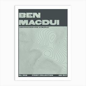 Ben Macdui - Scottish Munro Mountain Art Print
