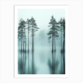 Foggy Forest 3 Art Print