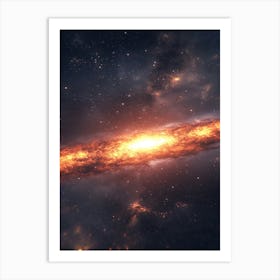 Space Galaxy Art Print