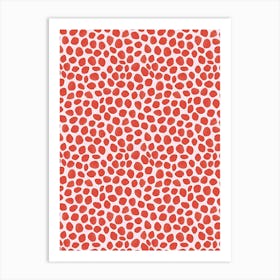 Tomato Red Dots Copy Art Print