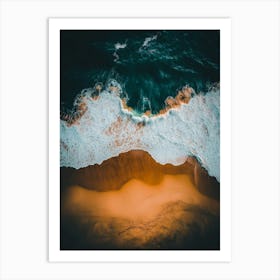 Aerial View Of The Ocean 9 Art Print