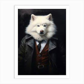 Gangster Dog American Eskimo Art Print