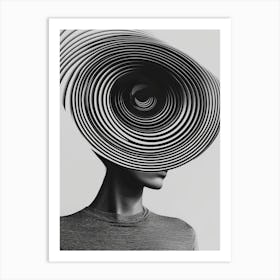 Spiral Hat 1 Art Print