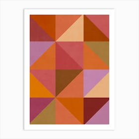 Geometric Shapes - TT01 Art Print