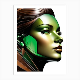 Portrait Of A Woman 4 Art Print