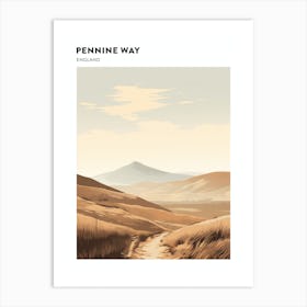 Pennine Way England 2 Hiking Trail Landscape Poster Art Print