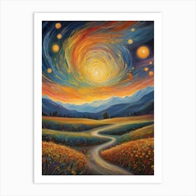 Starry Night 104 Art Print