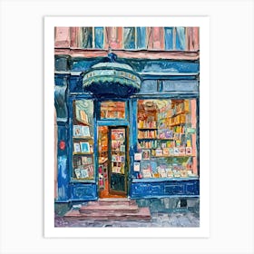 Helsinki Book Nook Bookshop 2 Art Print