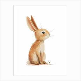 Rhinelander Rabbit Kids Illustration 3 Art Print