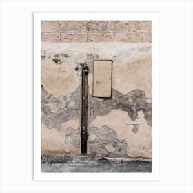 Wall Of A Building, Italy Art Print