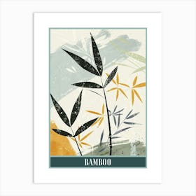 Bamboo Tree Flat Illustration 2 Poster Art Print