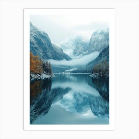 Reflection In A Lake 1 Art Print