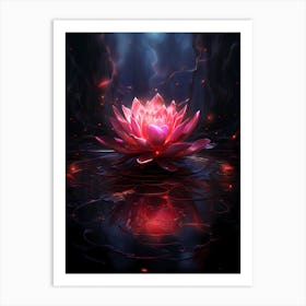 Lotus Flower 3 Art Print