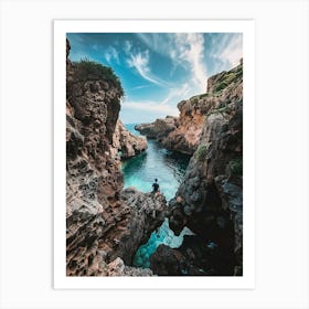 Cliffs Of Ibiza Art Print