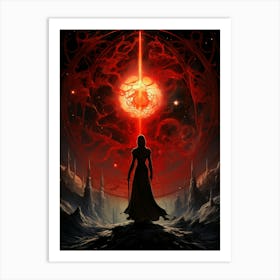 Abyss Hell Land Art Print