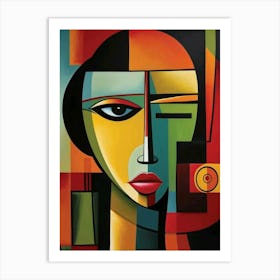 Abstract Of A Woman 1 Art Print