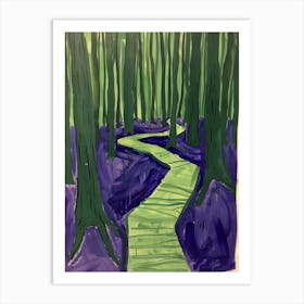 Path In The Woods 4 Art Print