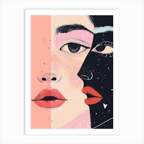 Face Of A Woman 69 Art Print