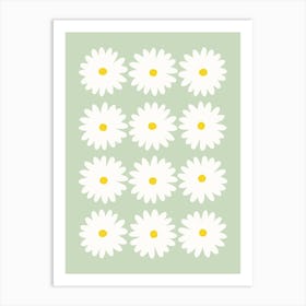 Daisy Green Art Print