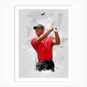 Eldrick Tiger Woods Art Print