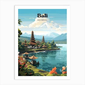 Bali Indonesia Temple Travel Art Art Print