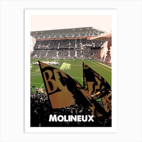 Molineux, Wolves, Stadium, Football, Art, Soccer, Wall Print, Art Print Art Print
