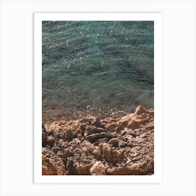 Sea and Rocks Art Print