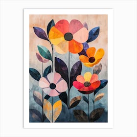 Flowers In Bloom 4 Art Print