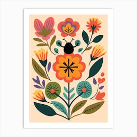 Hawaiian Folk Art Art Print